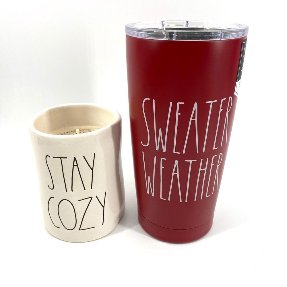 Rae Dunn Sweater Weather Candle Bundle - Picture 1 of 11